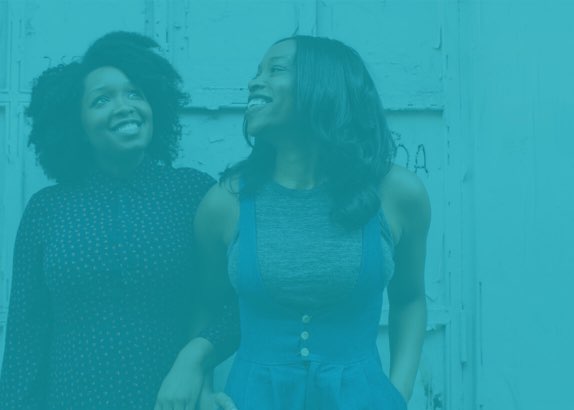 Two smiling ladies