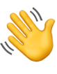 waving hand